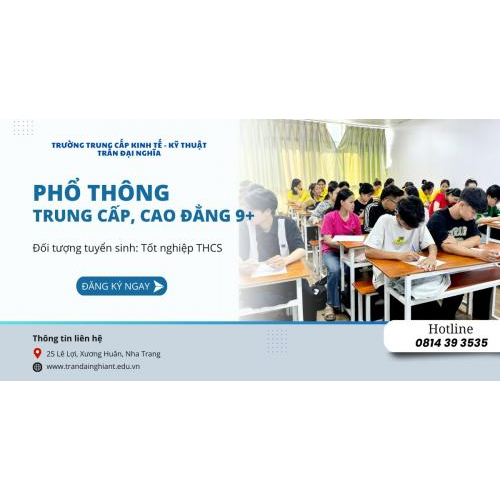 Học Hệ 9+: Học Miễn Phí Học Nghề Và Nhận 2 Văn Bằng Chỉ Trong 3 Năm